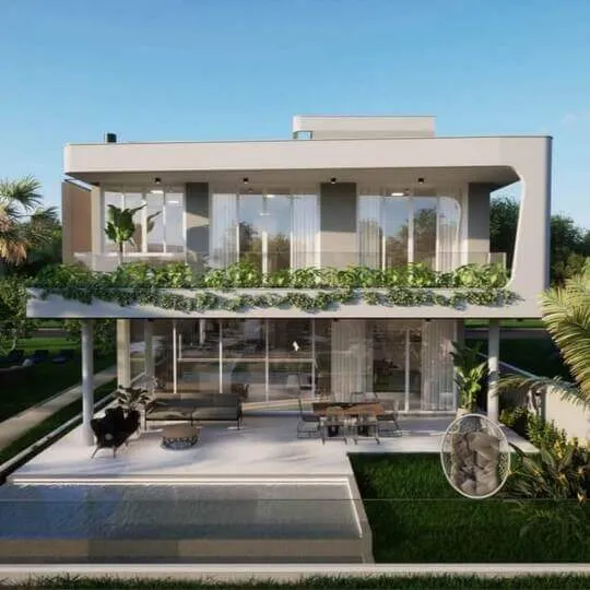 Residência com piscina