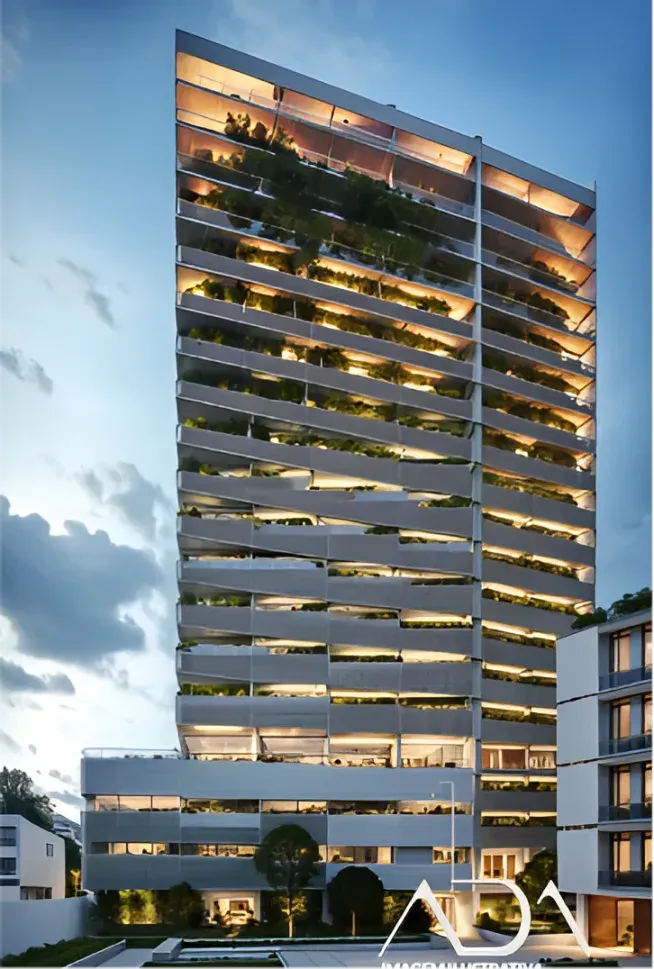 Torre residencial - Arquitetura: ADA
